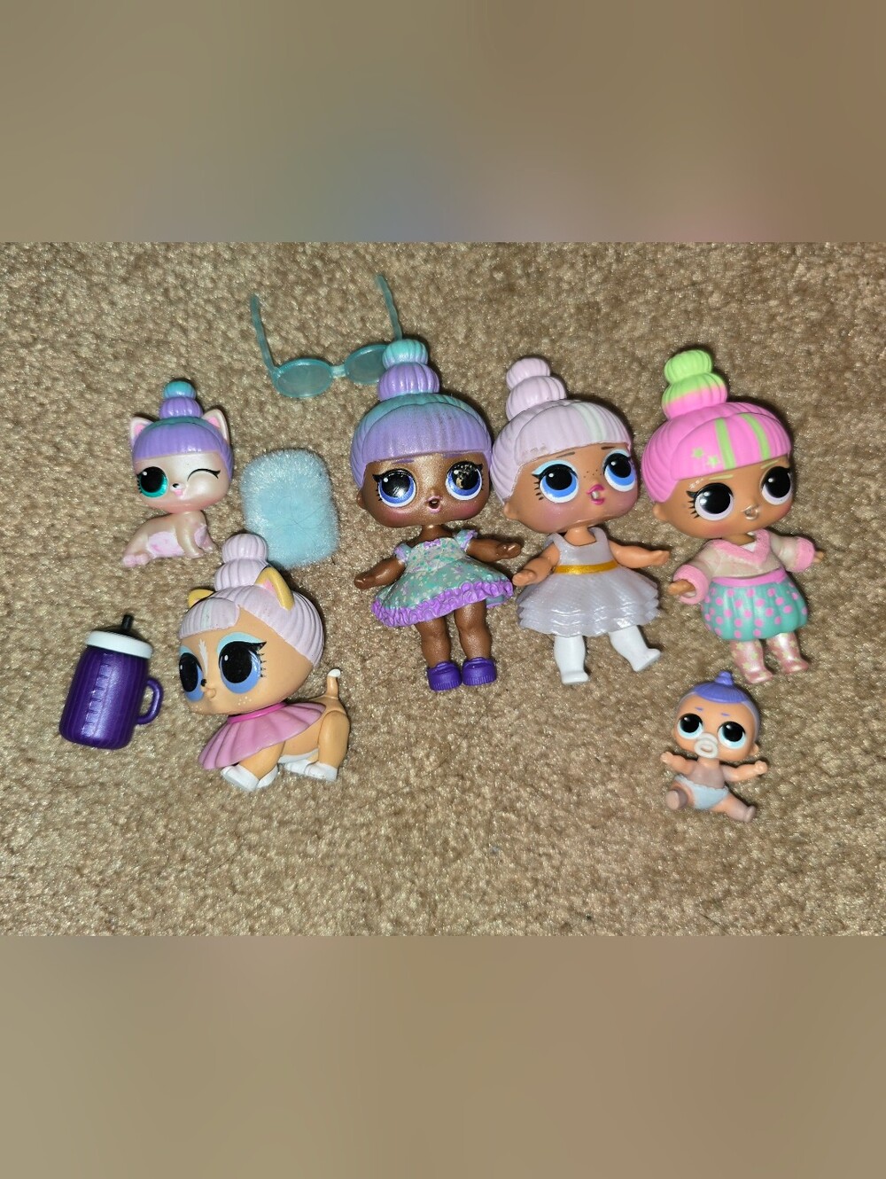 Lol Surprise Dolls With Outfits,  Accessories, &  Lol Pet Lot